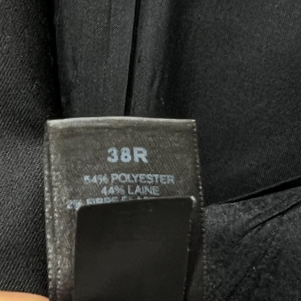 Express Men's Casual Two Button Solid Black Suit … - image 7